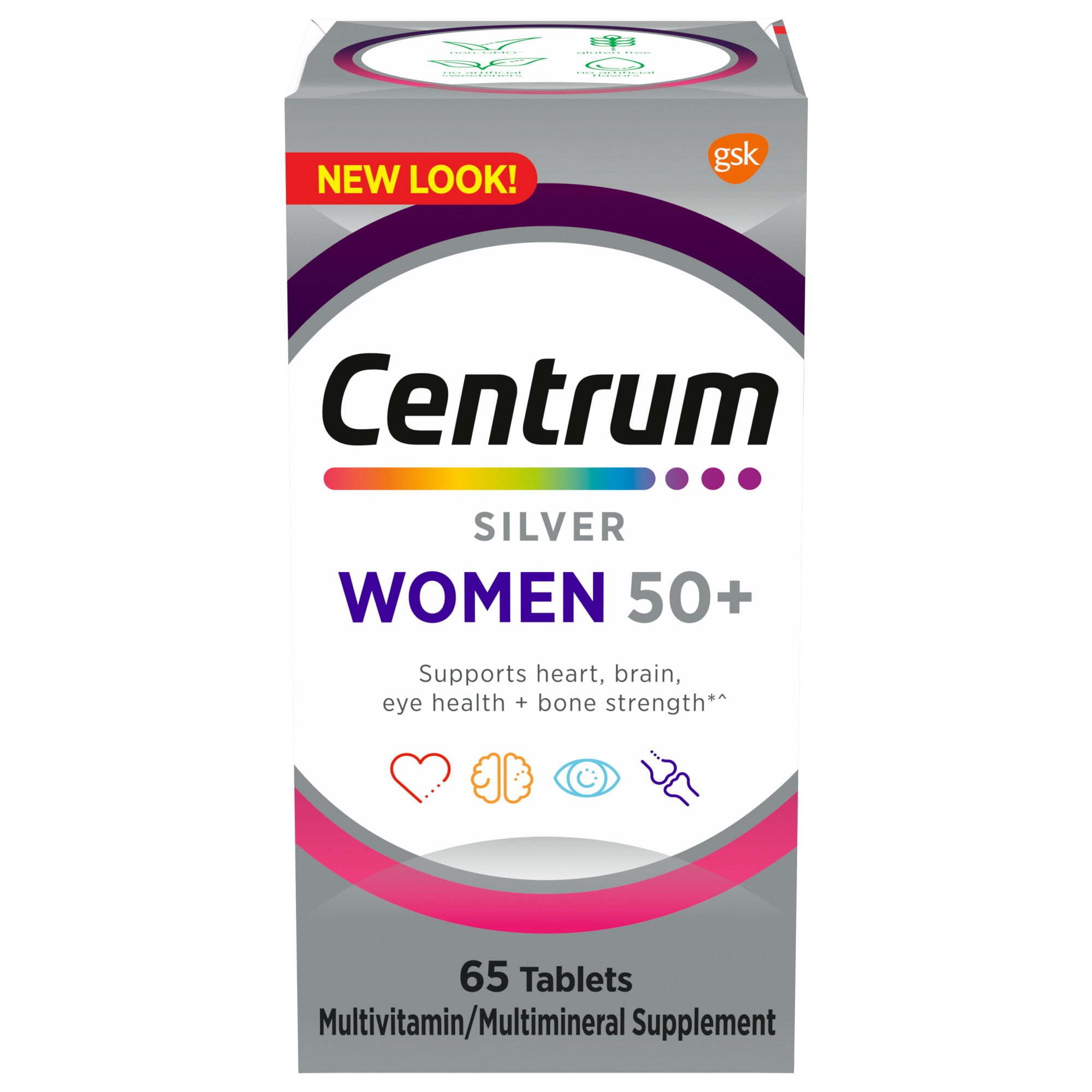 Centrum Silver Multivitamins for Women Over 50; Multimineral Supplement; 65 Count Centrum Silver Multivitamins for Women Over 50; Multimineral Supplement; 65 Count